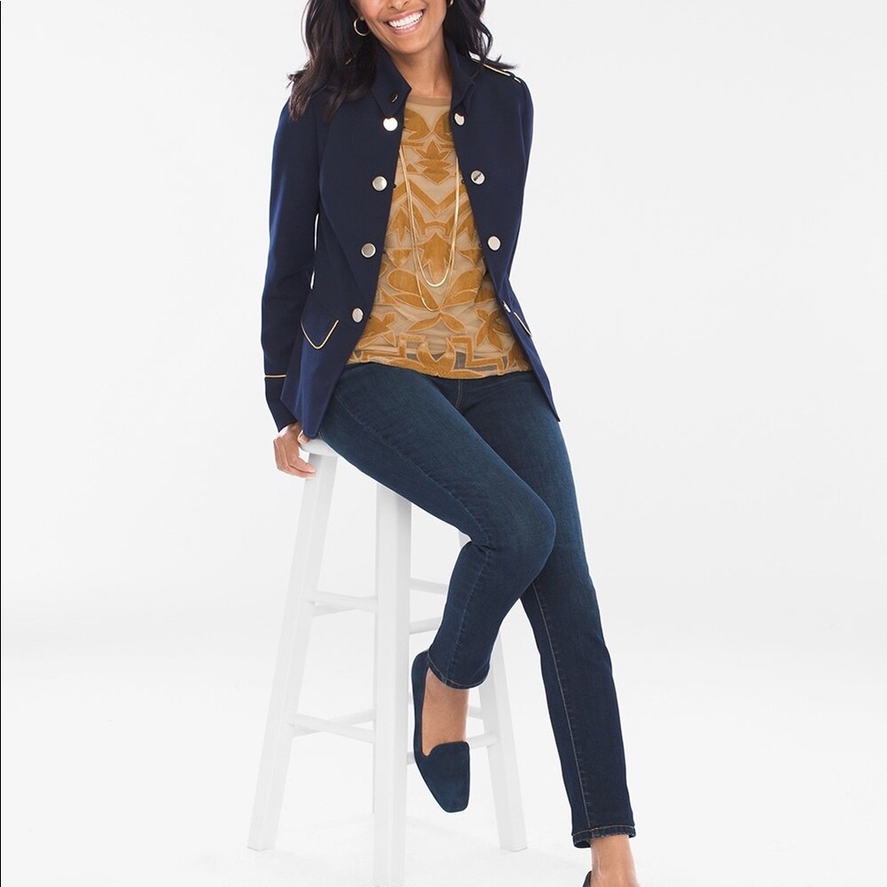 Chico’s Military Button Jacket - image 7